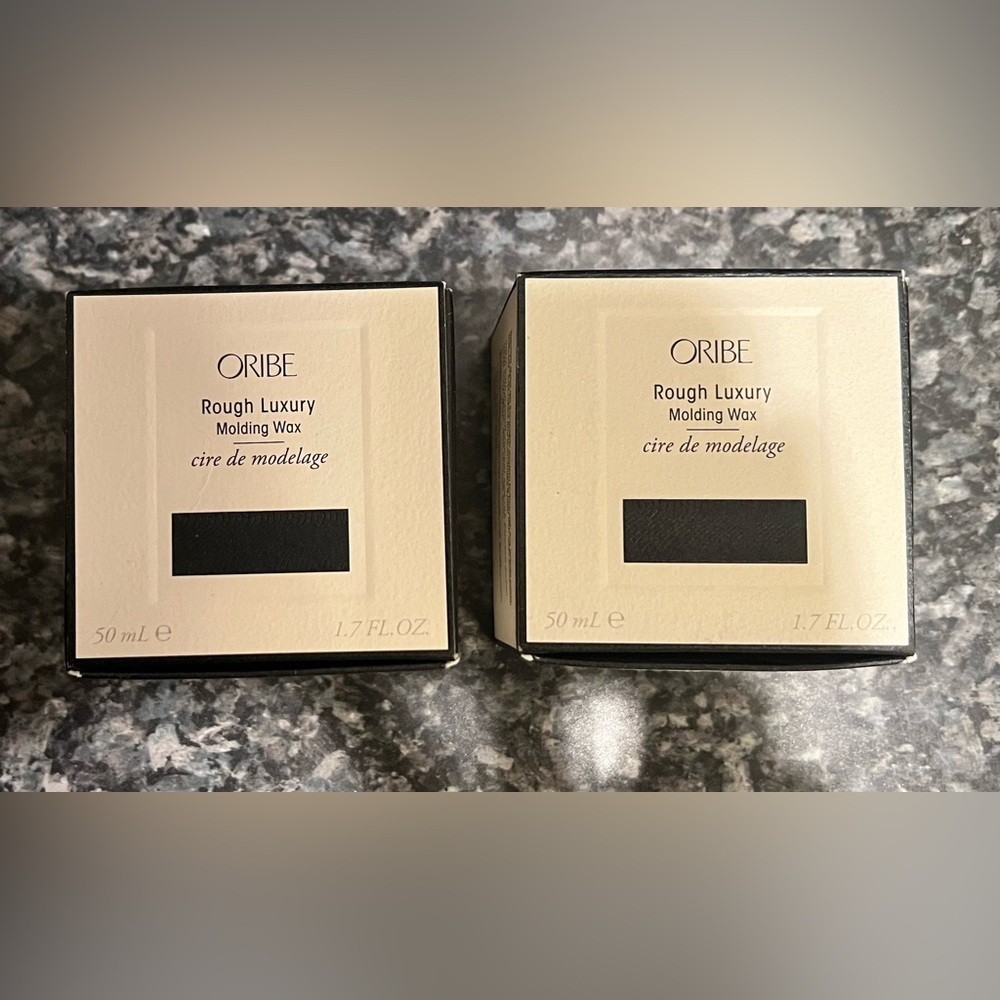 TWO BOXES Oribe Molding Wax in Cream and Black Box